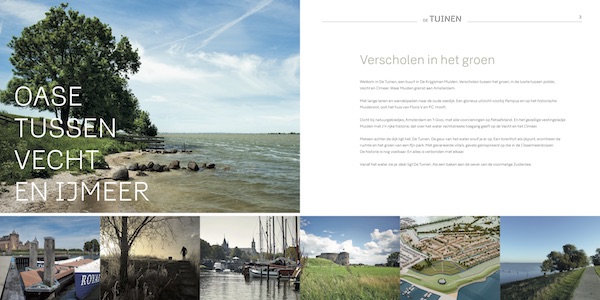 impressie brochure over de tuinen